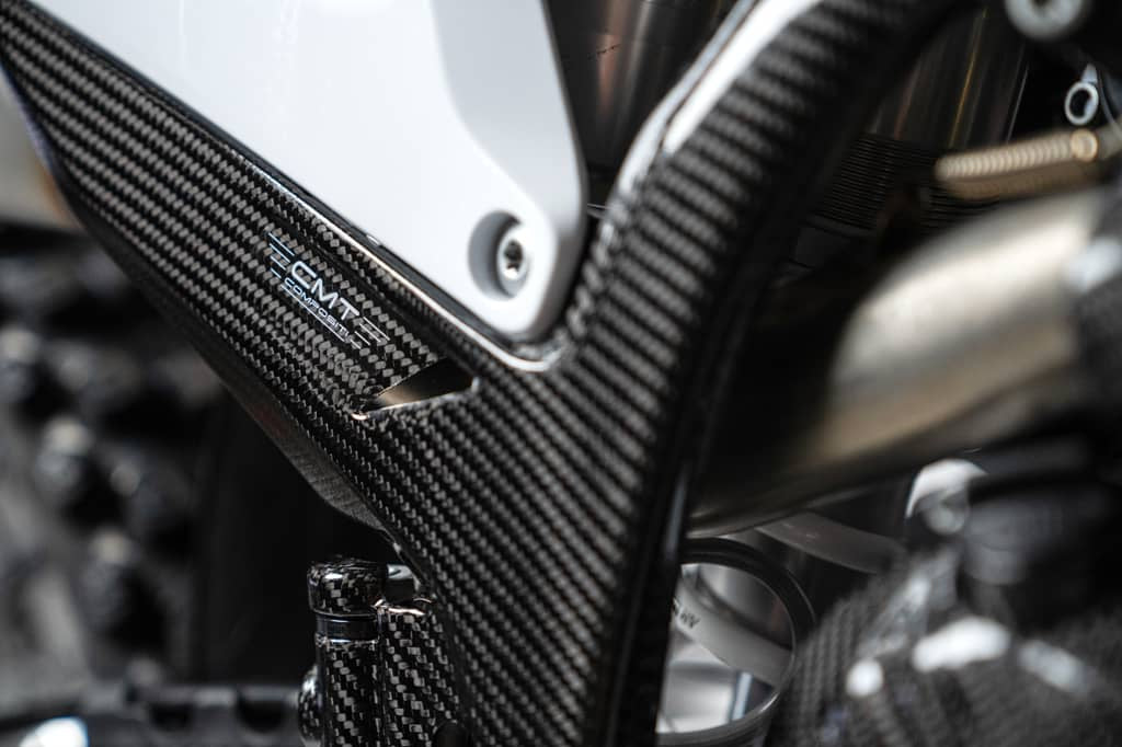 Carbon Frame Guards — KTM / Husqvarna
