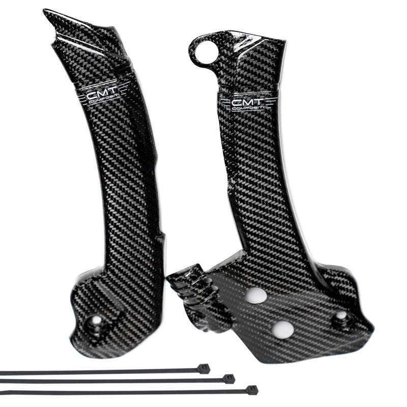 Carbon Frame Guards — KTM / Husqvarna