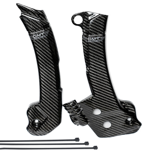 Carbon Frame Guards — KTM / Husqvarna