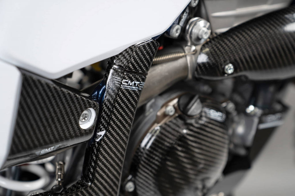 Carbon Frame Guards — KTM / Husqvarna