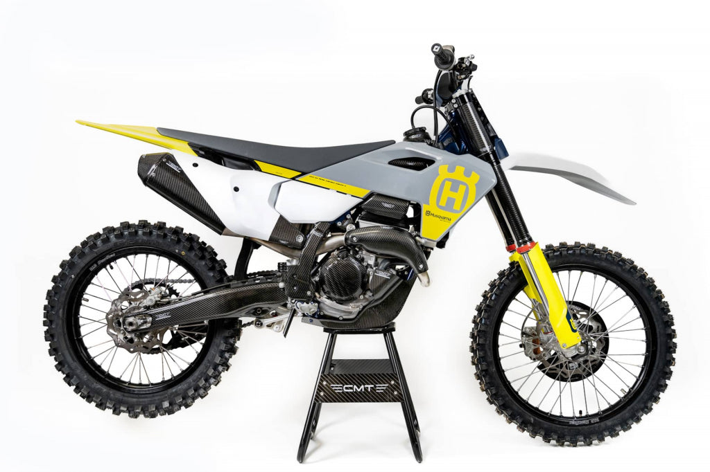 Carbon Frame Guards — KTM / Husqvarna