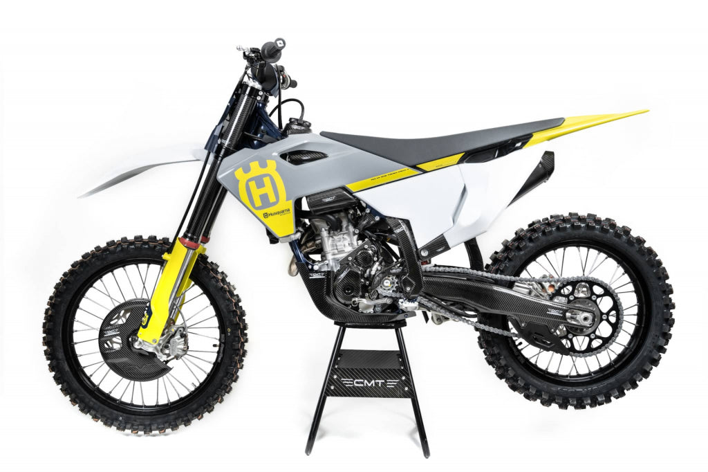 Carbon Frame Guards — KTM / Husqvarna