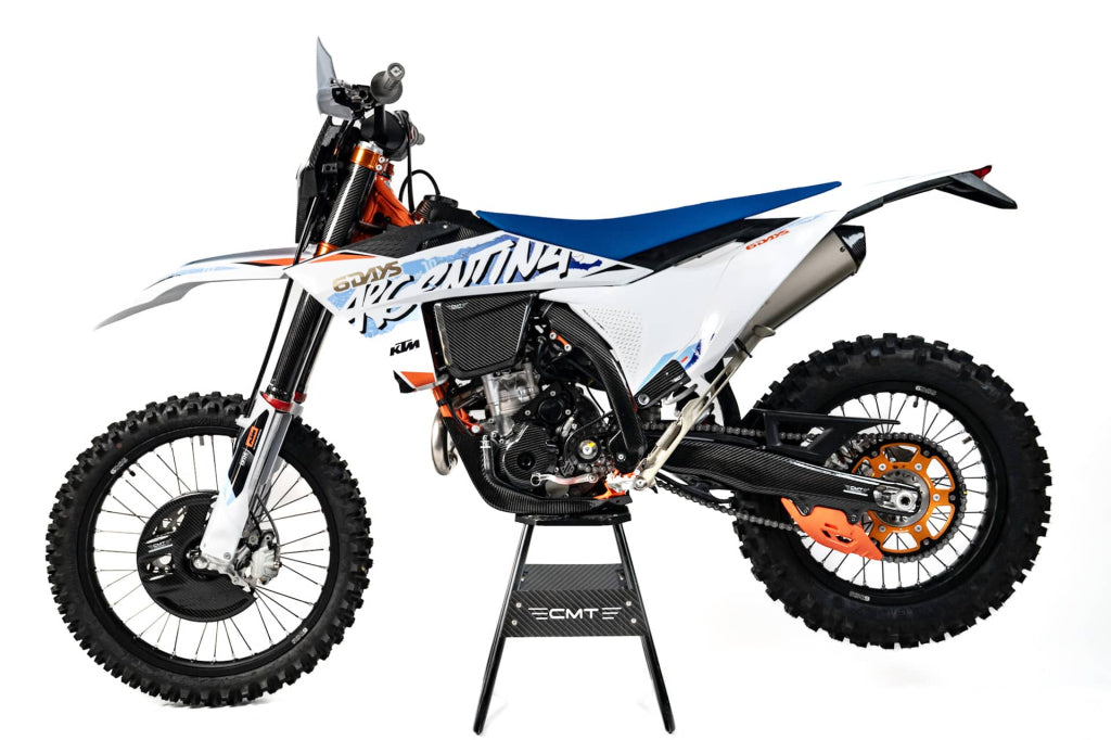 Carbon Frame Guards — KTM / Husqvarna